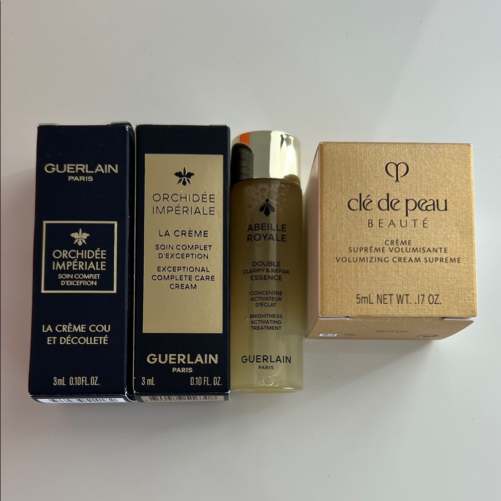 Guerlain and Cle de peau Skincare Set - 4 piece